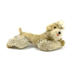 Vintažinis “Steiff” pliušinis pudelis reguliuojamomis galūnėmis 21x9x22 cm