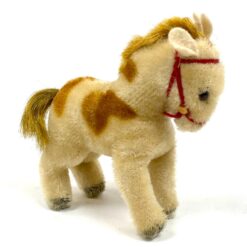 Vintažinis “Steiff” pliušinis ponis 13x5x13 cm