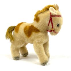 Vintažinis “Steiff” pliušinis ponis 13x5x13 cm