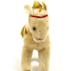 Vintažinis “Steiff” pliušinis ponis 13x5x13 cm