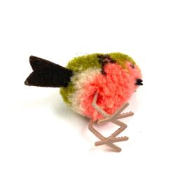 Vintažinis “Steiff” pliušinis miniatiūrinis paukščiukas 5,5×2,5×3,5 cm