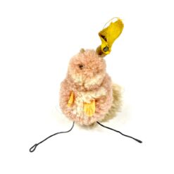 Vintažinė “Steiff” pliušinė voverė 9x3,5x4,5 cm