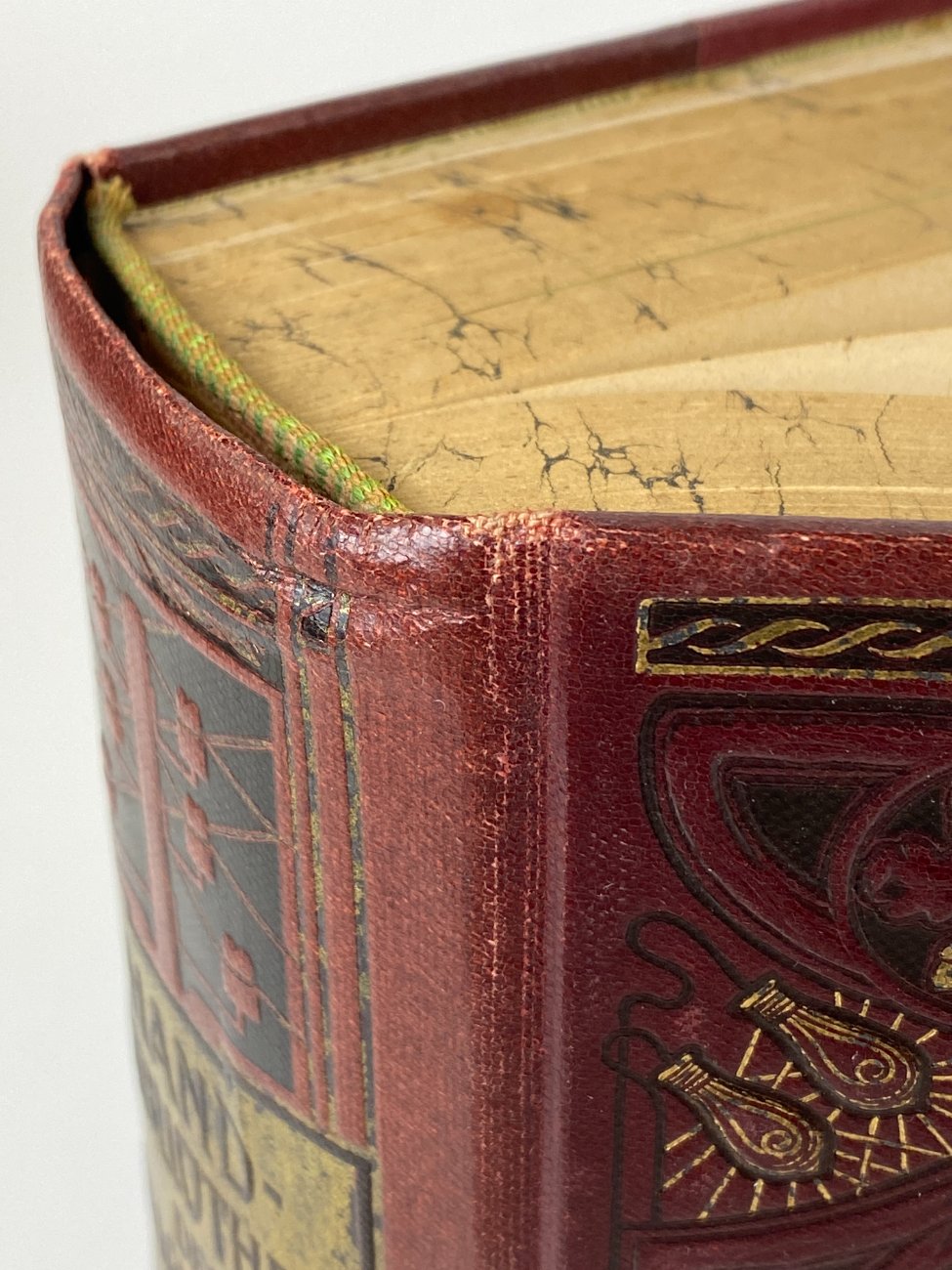 HN2086-knygos-14 Emanuel Müller-Baden knyga vokiečių kalba “Hand-Bibliothek des allgemeinen und praktischen Wissens” 7×20,5×26,5 cm