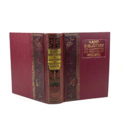 Emanuel Müller-Baden knyga vokiečių kalba “Hand-Bibliothek des allgemeinen und praktischen Wissens” 7×20,5×26,5 cm