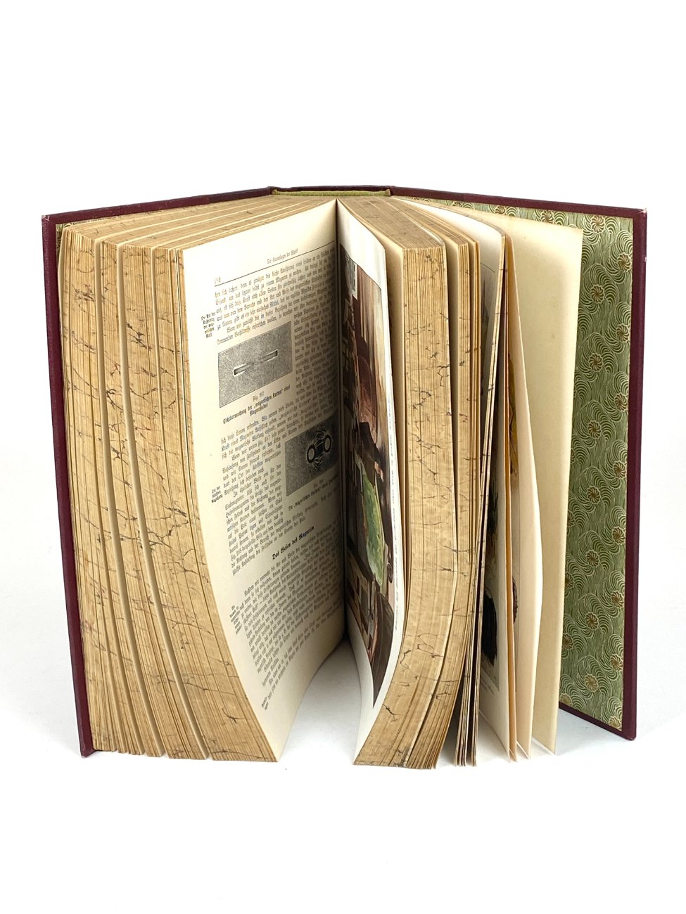 HN2086-knygos-4 Emanuel Müller-Baden knyga vokiečių kalba “Hand-Bibliothek des allgemeinen und praktischen Wissens” 7×20,5×26,5 cm