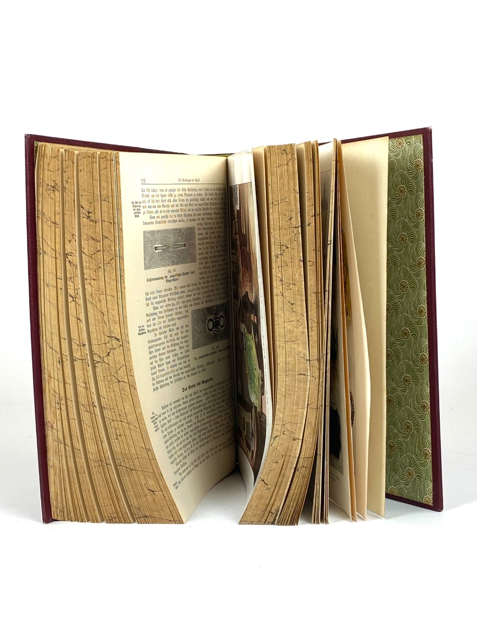 HN2086-knygos-5 Emanuel Müller-Baden knyga vokiečių kalba “Hand-Bibliothek des allgemeinen und praktischen Wissens” 7×20,5×26,5 cm