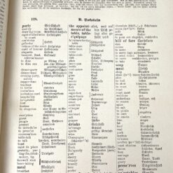 Emanuel Müller-Baden knyga vokiečių kalba “Hand-Bibliothek des allgemeinen und praktischen Wissens” 7×20,5×26,5 cm