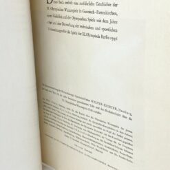 Walter Richter knyga vokiečių kalba “Olympia 1936, Band 1: Die Olympischen Winterspiele – Vorschau auf Berlin” 2x25x31,5 cm