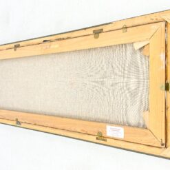 Aliejiniais dažais ant drobės tapytas kalnų gamtos peizažas su mediniu rėmu 4,5×106,5×42 cm