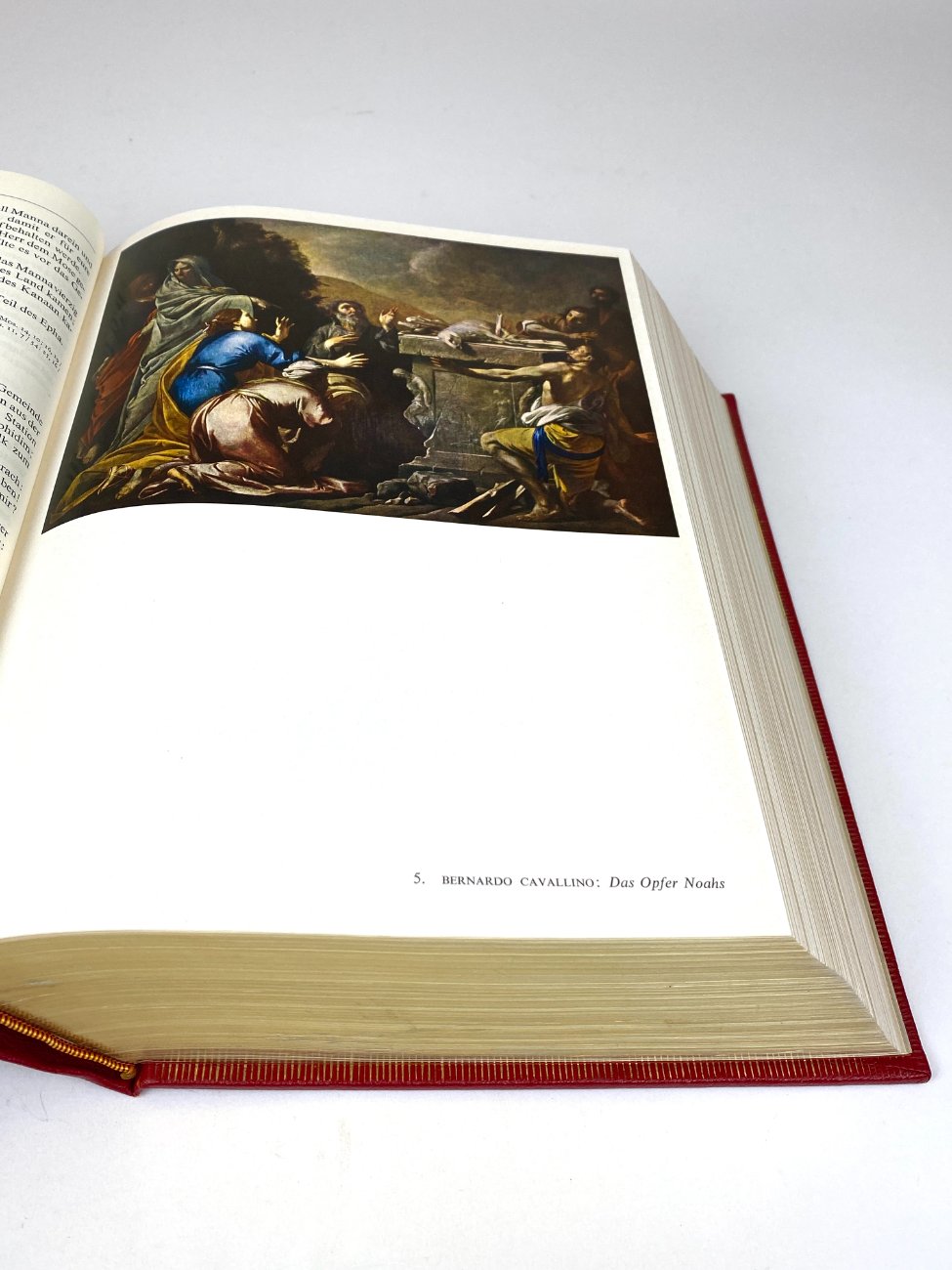 HN2091-knygos-10 Leidyklos Mengis & Sticher Šventasis Raštas vokiečių kalba “Die Heilige Schrift” 9x23x30 cm