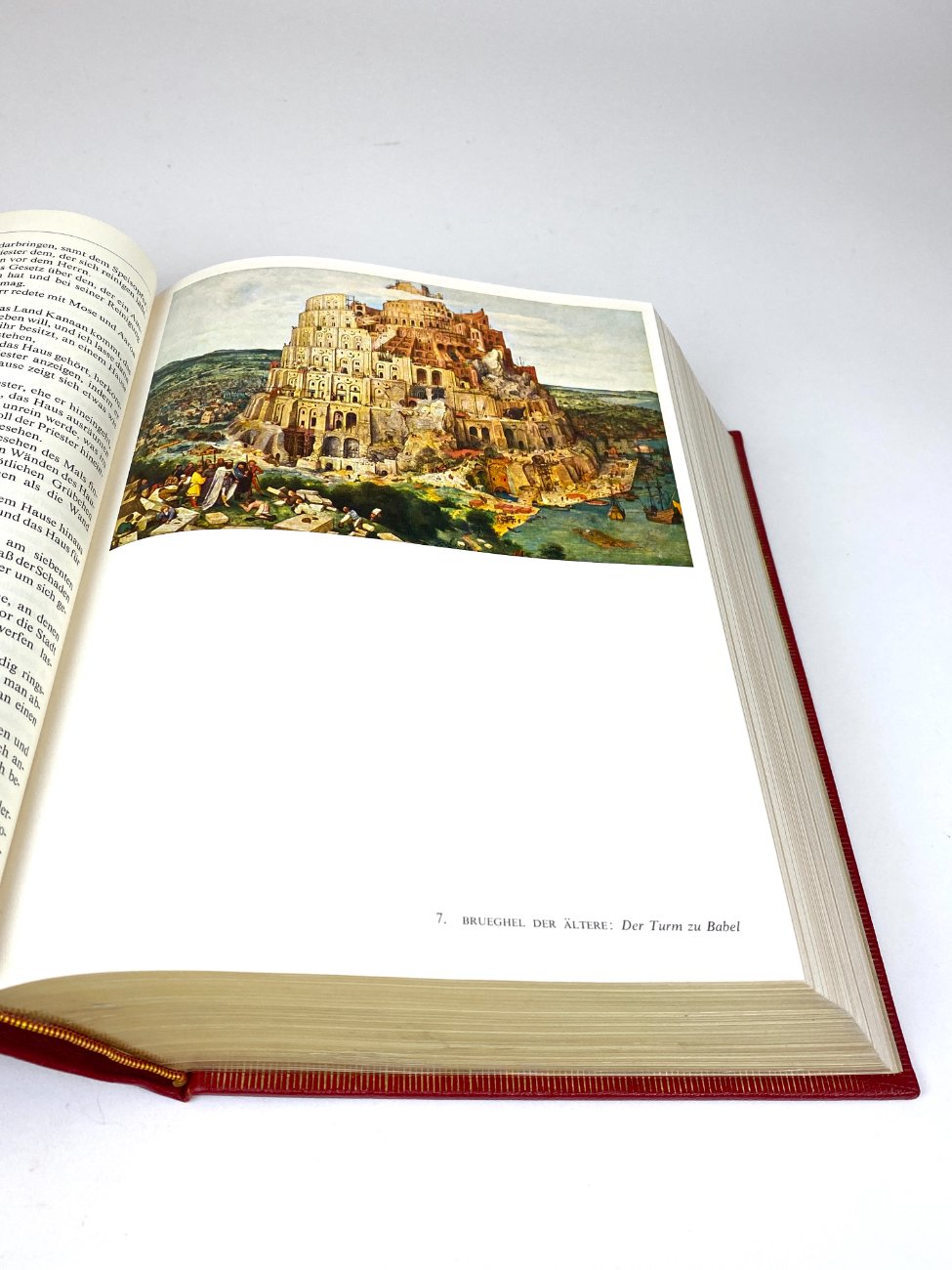 HN2091-knygos-11 Leidyklos Mengis & Sticher Šventasis Raštas vokiečių kalba “Die Heilige Schrift” 9x23x30 cm