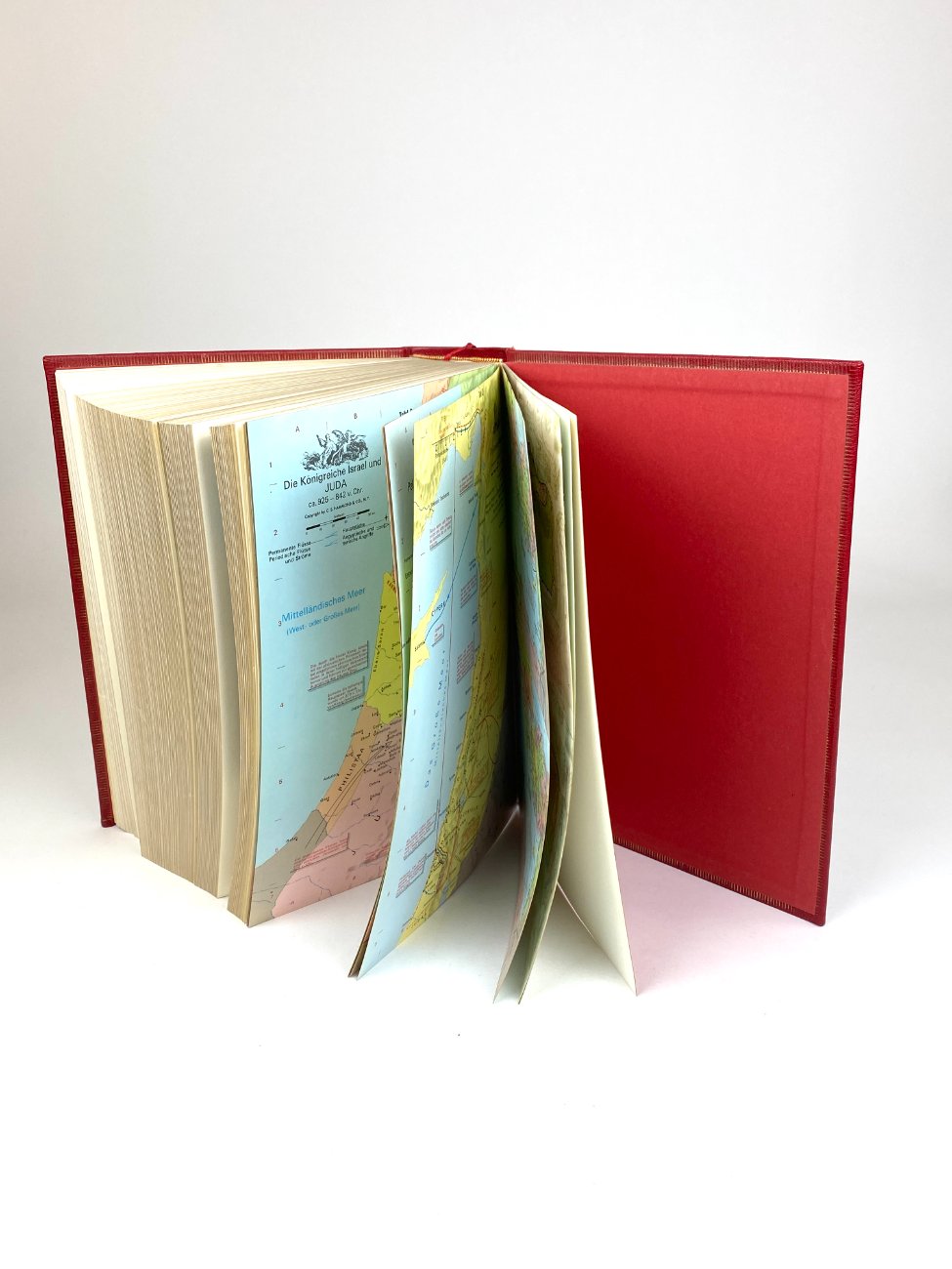 HN2091-knygos-15 Leidyklos Mengis & Sticher Šventasis Raštas vokiečių kalba “Die Heilige Schrift” 9x23x30 cm