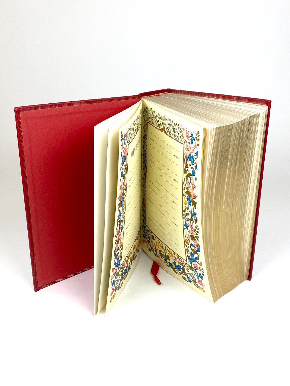 HN2091-knygos-7 Leidyklos Mengis & Sticher Šventasis Raštas vokiečių kalba “Die Heilige Schrift” 9x23x30 cm