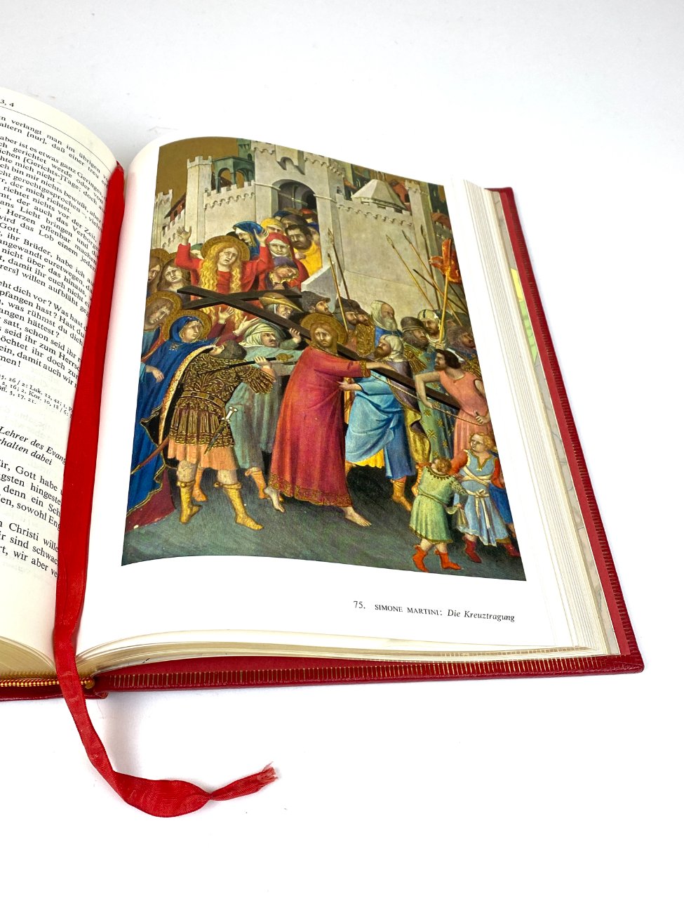 HN2091-knygos-9 Leidyklos Mengis & Sticher Šventasis Raštas vokiečių kalba “Die Heilige Schrift” 9x23x30 cm