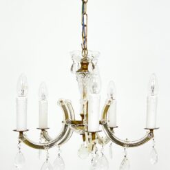 Pakabinamas Richard Essig penkių šakų krištolinis sietynas 45x45x68 cm