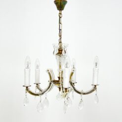 Pakabinamas Richard Essig penkių šakų krištolinis sietynas 45x45x68 cm