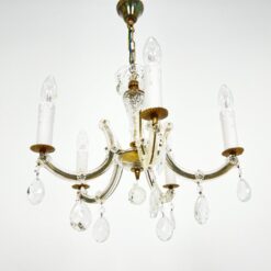 Pakabinamas Richard Essig penkių šakų krištolinis sietynas 45x45x68 cm