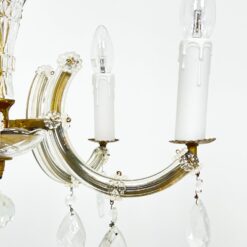 Pakabinamas Richard Essig penkių šakų krištolinis sietynas 45x45x68 cm