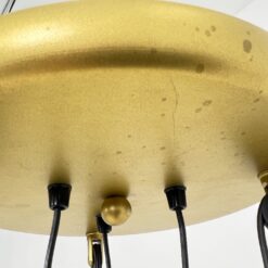 Pakabinamas svareliais reguliuojamo aukščio trijų šakų šviestuvas 40x40x103 cm