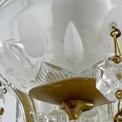 Pakabinamas MAND GmbH Leuchtenfabrik penkių šakų stiklinis sietynas 47x47x70 cm