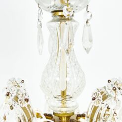 Pakabinamas MAND GmbH Leuchtenfabrik penkių šakų stiklinis sietynas 47x47x70 cm