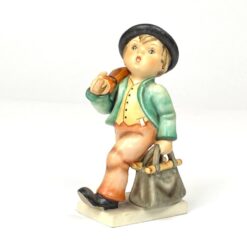 Porcelianinė M. I. Hummel Goebel statula Merry Wanderer (Wanderbub ohne Hund) 10x8x15,5 cm