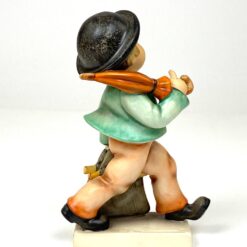 Porcelianinė M. I. Hummel Goebel statula Merry Wanderer (Wanderbub ohne Hund) 10x8x15,5 cm