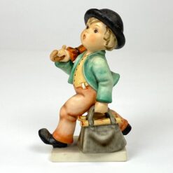 Porcelianinė M. I. Hummel Goebel statula Merry Wanderer (Wanderbub ohne Hund) 10x8x15,5 cm