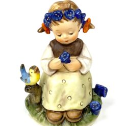 Porcelianinė M. I. Hummel Goebel statula The Botanist (Enzian Mädchen) 7×8,5×12 cm