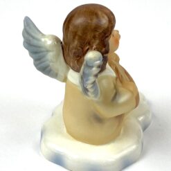 Porcelianinė Goebel Weihnacht angelo su mandolina statula 6,5×10,5×9 cm