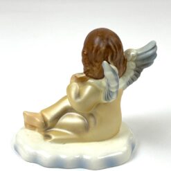 Porcelianinė Goebel Weihnacht angelo su mandolina statula 6,5×10,5×9 cm