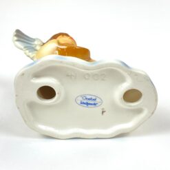 Porcelianinė Goebel Weihnacht angelo su mandolina statula 6,5×10,5×9 cm