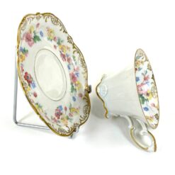 Porcelianiniai Hutschenreuther Paul Müller puodelis 160 ml ir lėkštutė 2 vnt. kompl.