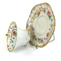 Porcelianiniai Hutschenreuther Paul Müller puodelis 160 ml ir lėkštutė 2 vnt. kompl.