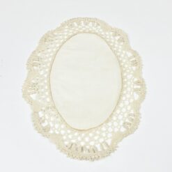 Ovali stalo servetėlė apnerta kraštine 33x22x0,2 cm