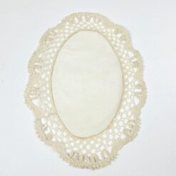 Ovali stalo servetėlė apnerta kraštine 33x22x0,2 cm