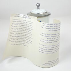 Porcelianinis Fürstenberg alaus bokalas 700 ml 13x16x18,5 cm