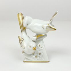 Porcelianinė Gerold Porzellan dviejų paukščių statula 7x10x12 cm