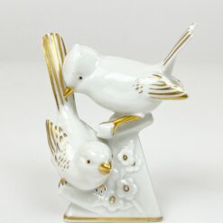 Porcelianinė Gerold Porzellan dviejų paukščių statula 7x10x12 cm