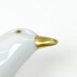 Porcelianinė Gerold & Co. Tettau paukščio statulėlė 9,5×4,5×9 cm