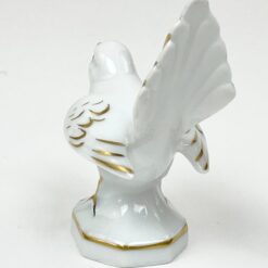 Porcelianinė Gerold & Co. Tettau paukščio statulėlė 9,5×4,5×9 cm