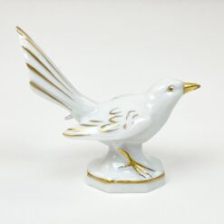 Porcelianinė Gerold & Co. Tettau paukščio statulėlė 9,5×4,5×9 cm