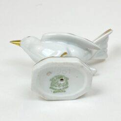 Porcelianinė Gerold & Co. Tettau paukščio statulėlė 9,5×4,5×9 cm