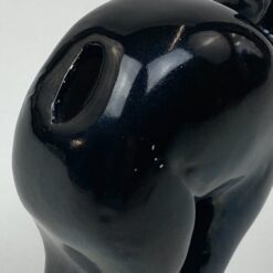 Porcelianinė Goebel juodo katino statula Pretzel Cat 5,5x10x10,5 cm