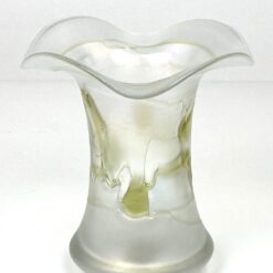 Art Nouveau stiliaus stiklinė vaza 15,5×15,5×18 cm