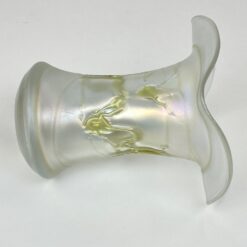 Art Nouveau stiliaus stiklinė vaza 15,5×15,5×18 cm