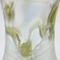 Art Nouveau stiliaus stiklinė vaza 15,5×15,5×18 cm