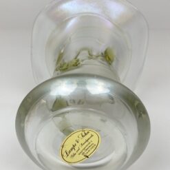 Art Nouveau stiliaus stiklinė vaza 15,5×15,5×18 cm