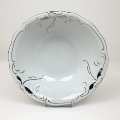 Porcelianinis Wałbrzych serijos Platina serviravimo dubuo 26x26x7,5 cm