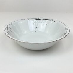 Porcelianinis Wałbrzych serijos Platina serviravimo dubuo 26x26x7,5 cm